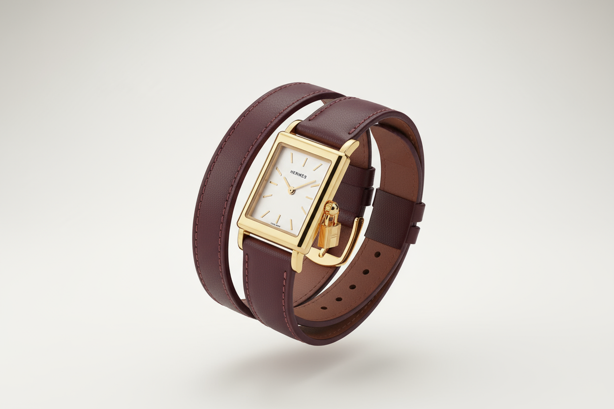 3d Hermès Kelly Double Tour Watch
