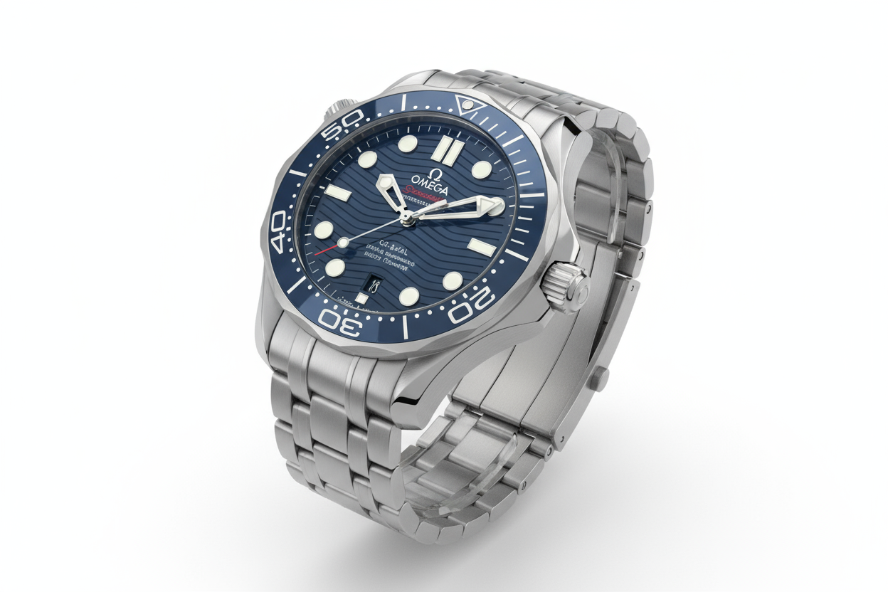 3d Omega Seamaster Diver Watch