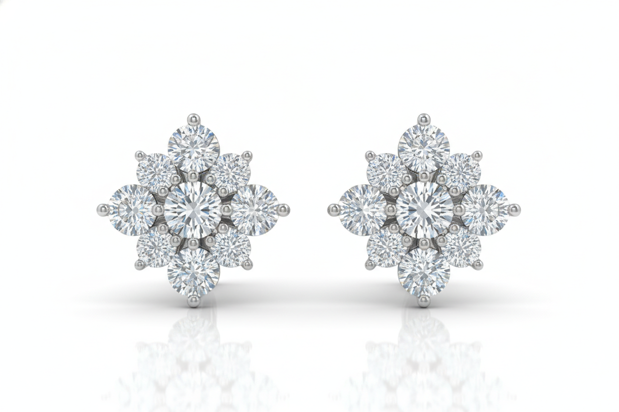 3d Tiffany & Co. Victoria Earrings