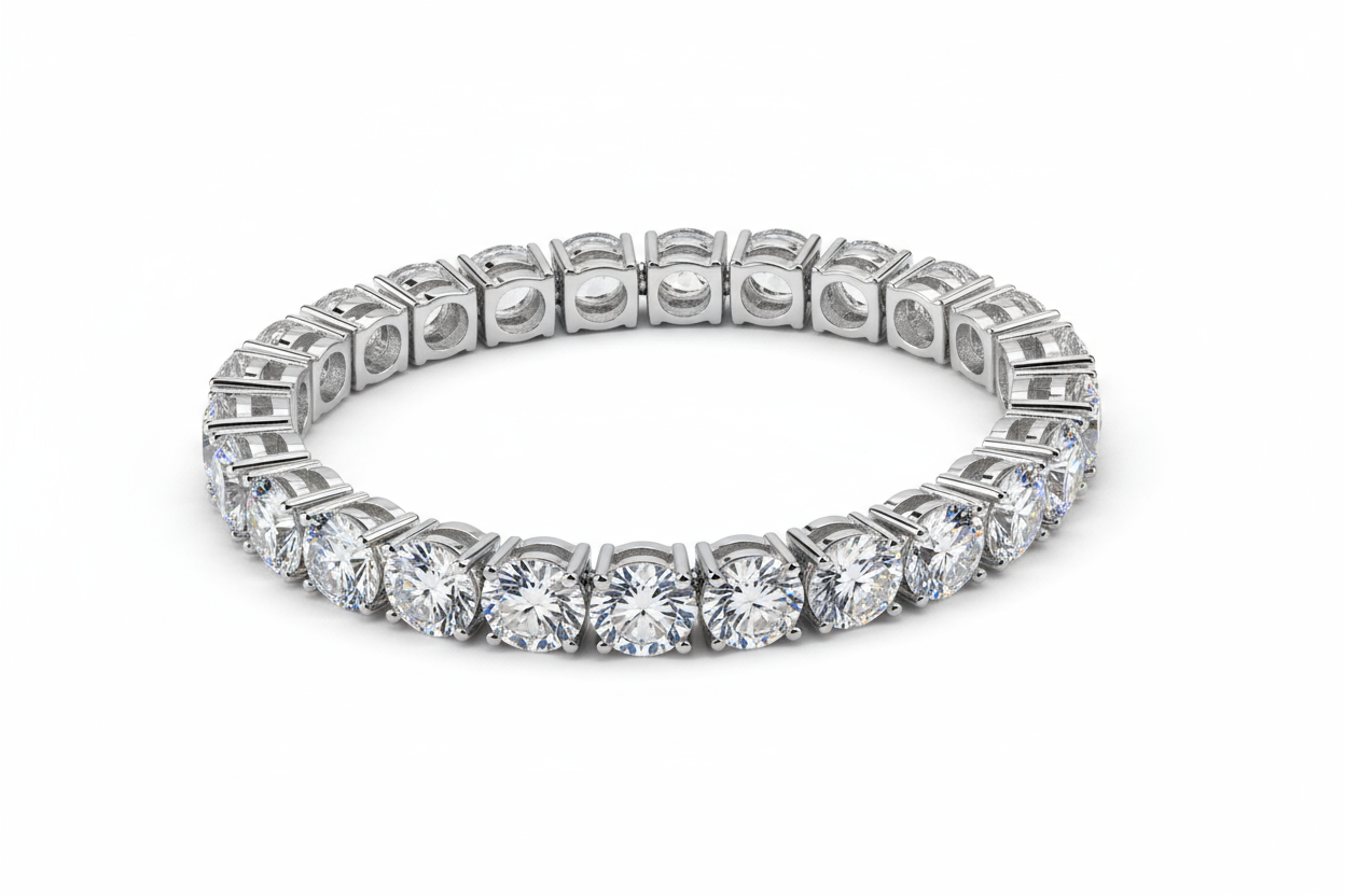 Cubic Zirconia Tennis Bracelet