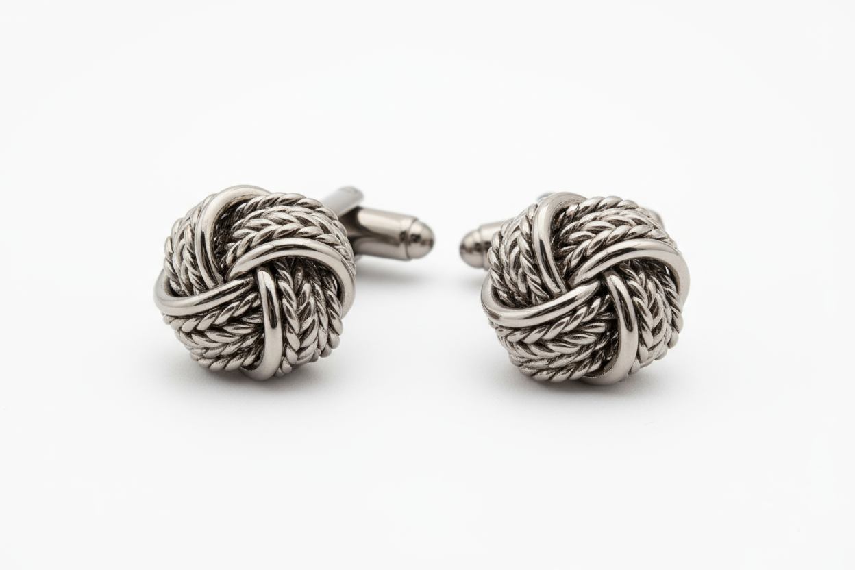 Cufflinks - Classic Knot