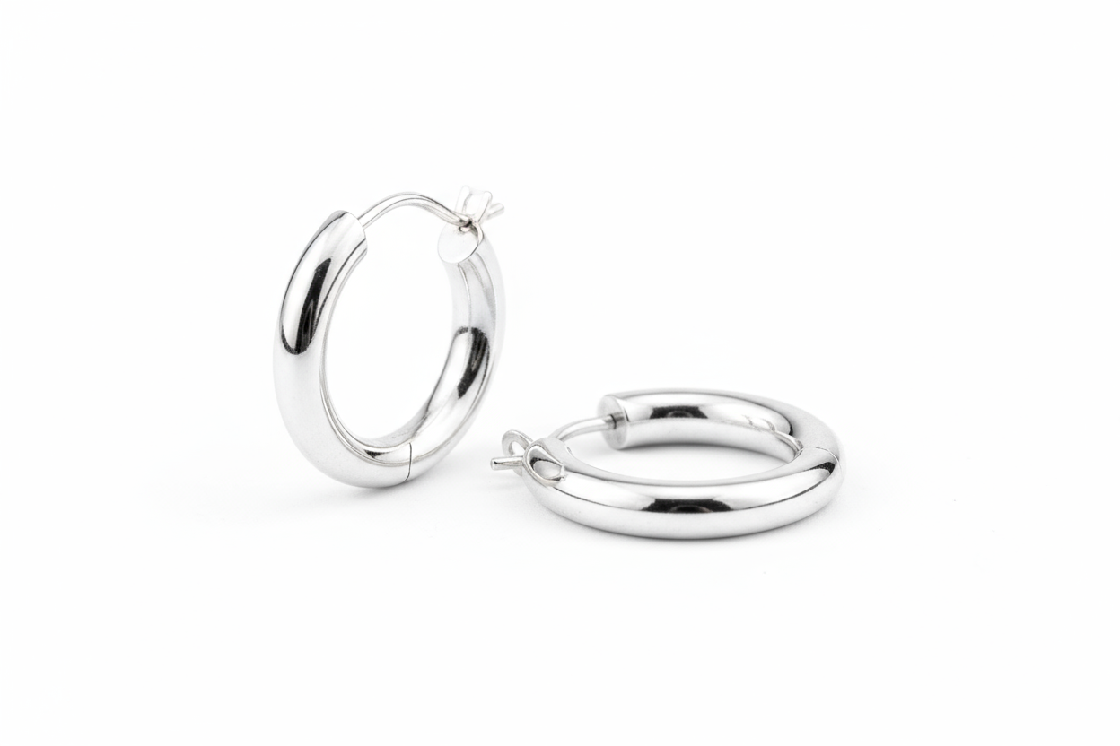 Sterling Silver Hoop Earrings